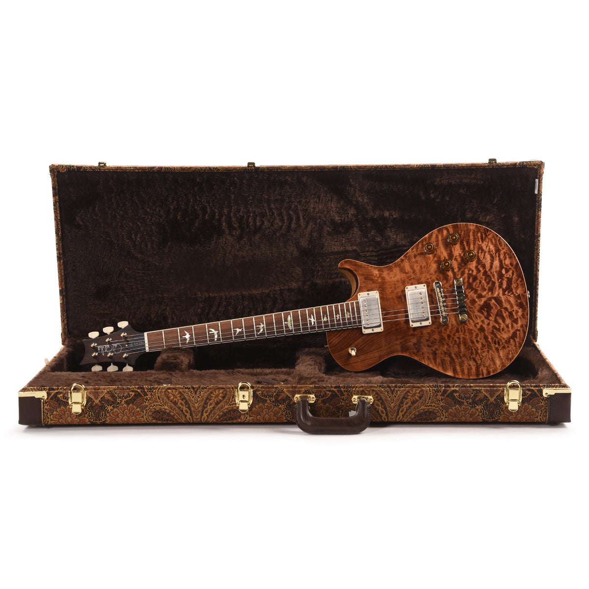 PRS Wood Library McCarty 594 Singlecut 10-Top Quilt Copperhead w/Korina Body/Neck & Brazilian Rosewood Fingerboard Electric Guitars / Solid Body