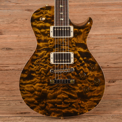 PRS Wood Library McCarty 594 Singlecut 10-Top Quilt Yellow Tiger 2024 Electric Guitars / Solid Body