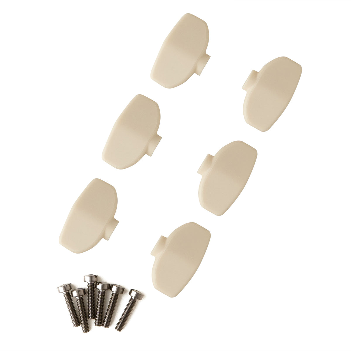 PRS Phase III Wing Tuner Buttons Ivory (Set of 6) Parts / Tuning Heads
