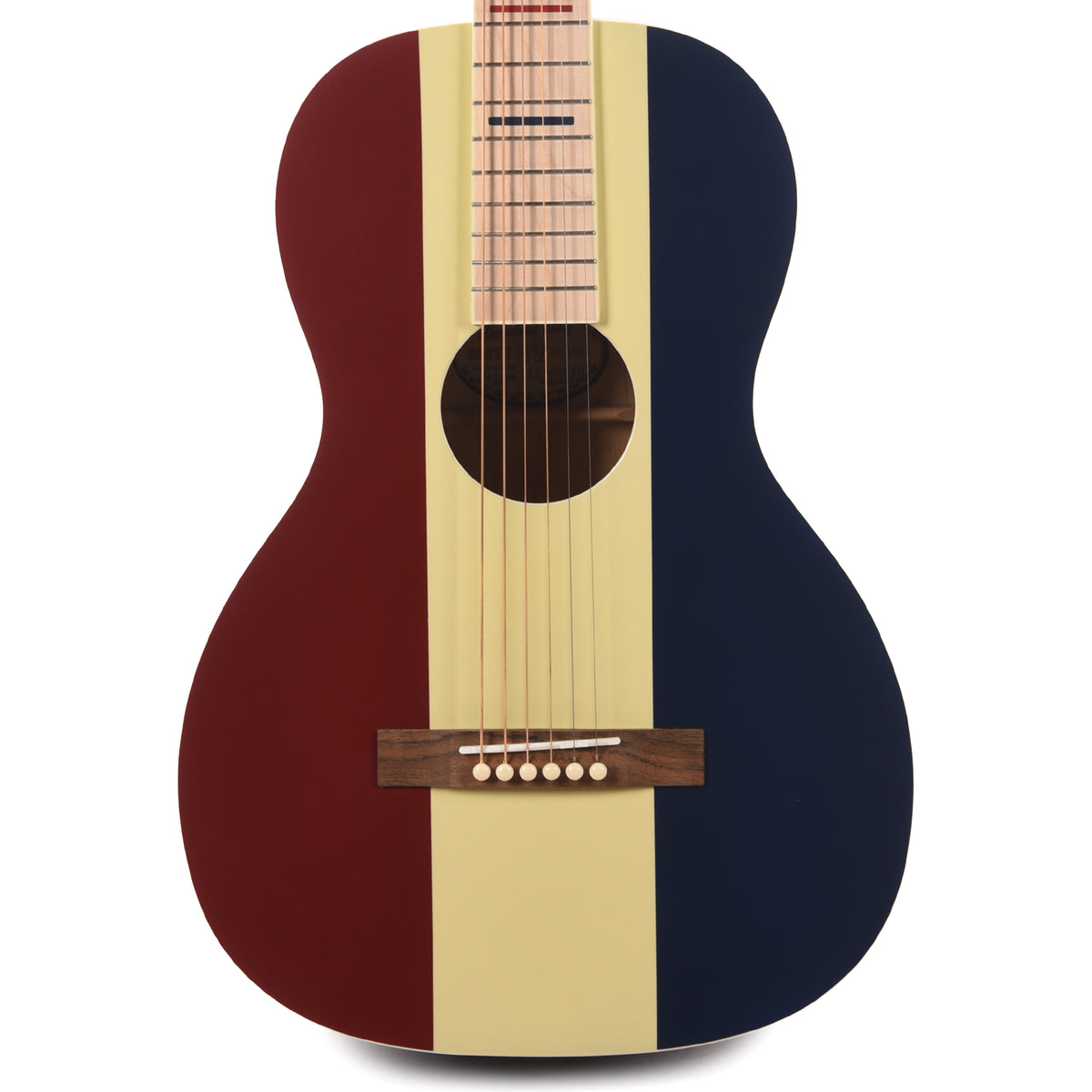 Recording King Limited Edition Dirty 30s Wrangler Single 0 Satin Red, White & Blue Acoustic Guitars / Parlor