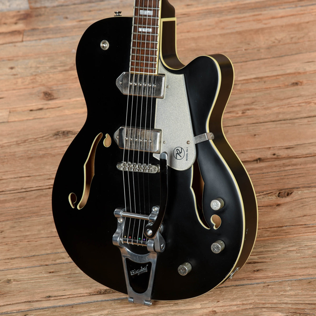 Reverend Pete Anderson PA-1 Black 2008 Electric Guitars / Hollow Body
