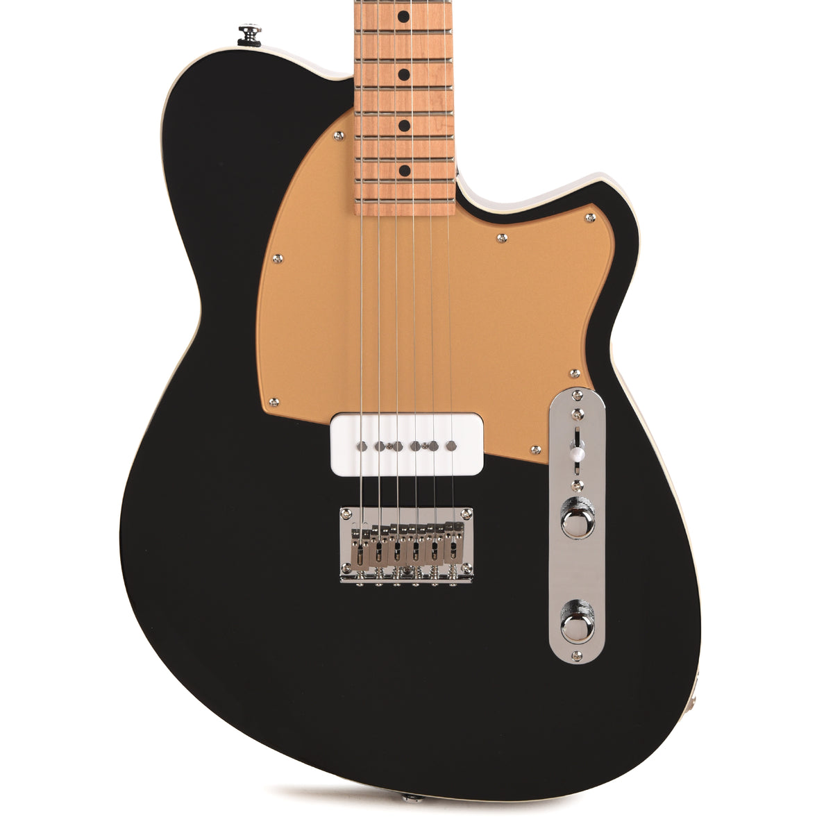 Reverend Charger JR Electric Guitar Midnight Black Electric Guitars