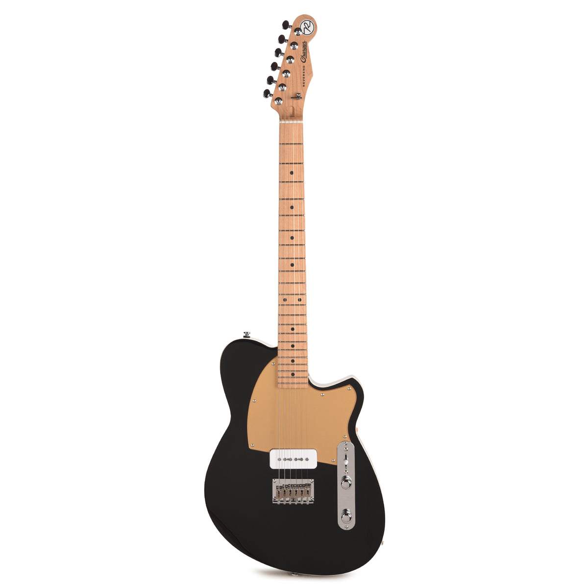 Reverend Charger JR Electric Guitar Midnight Black Electric Guitars