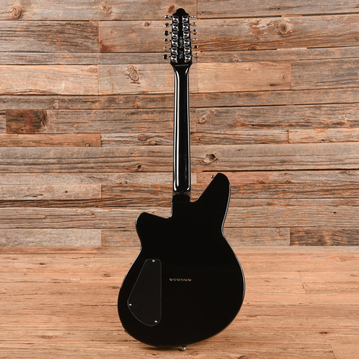 Reverend Airwave 12-String Black Electric Guitars / Semi-Hollow