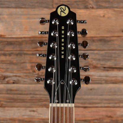 Reverend Airwave 12-String Black Electric Guitars / Semi-Hollow