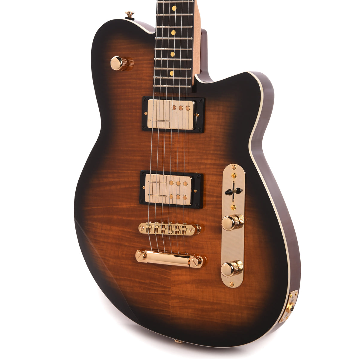 Reverend Charger RA FM Coffee Burst Electric Guitars / Solid Body