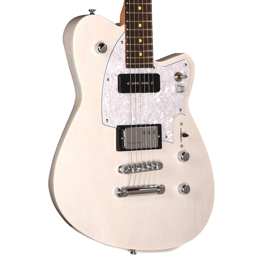 Reverend Chris Freeman Signature Electric Guitar Transparent White Electric Guitars / Solid Body