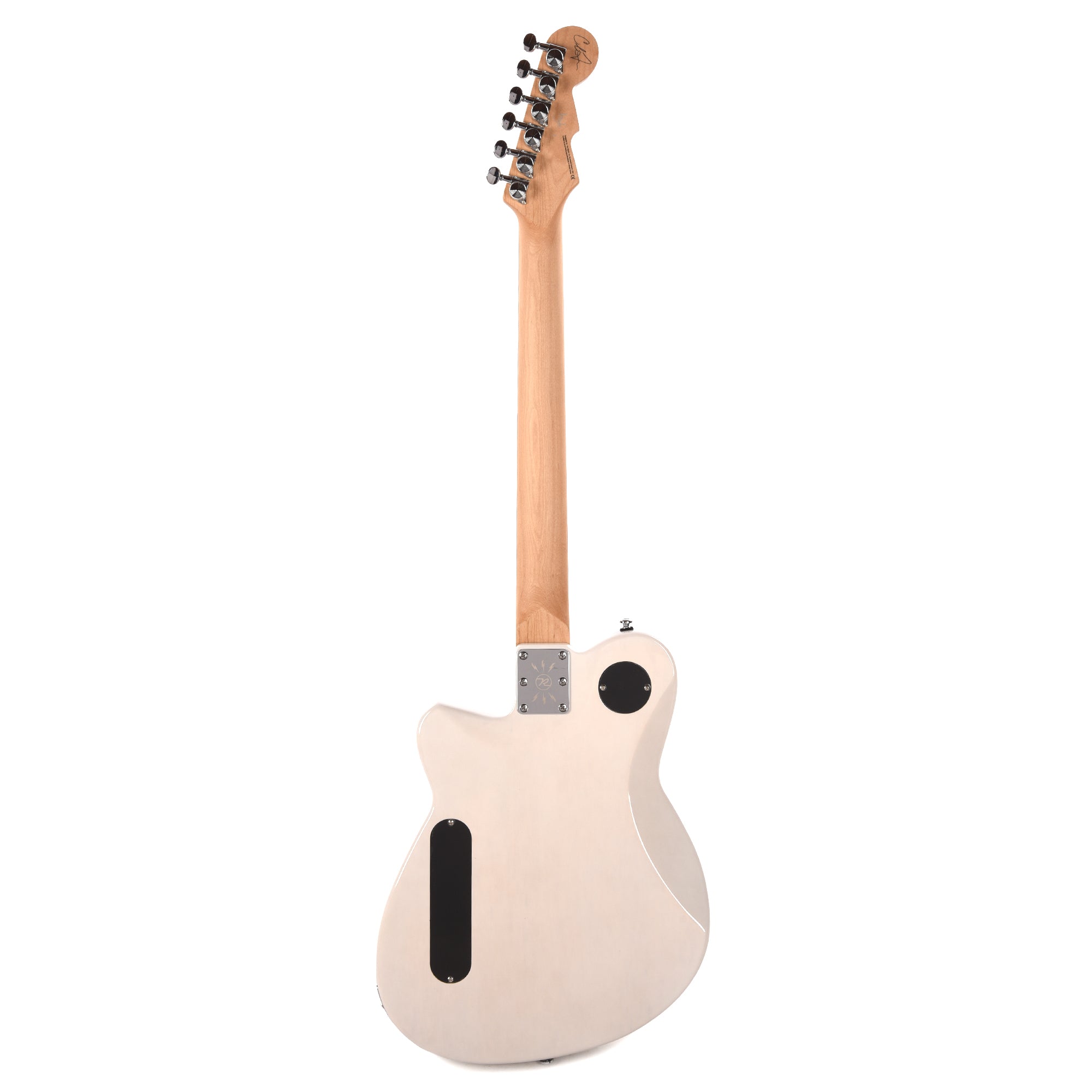 Reverend Chris Freeman Signature Electric Guitar Transparent White Electric Guitars / Solid Body