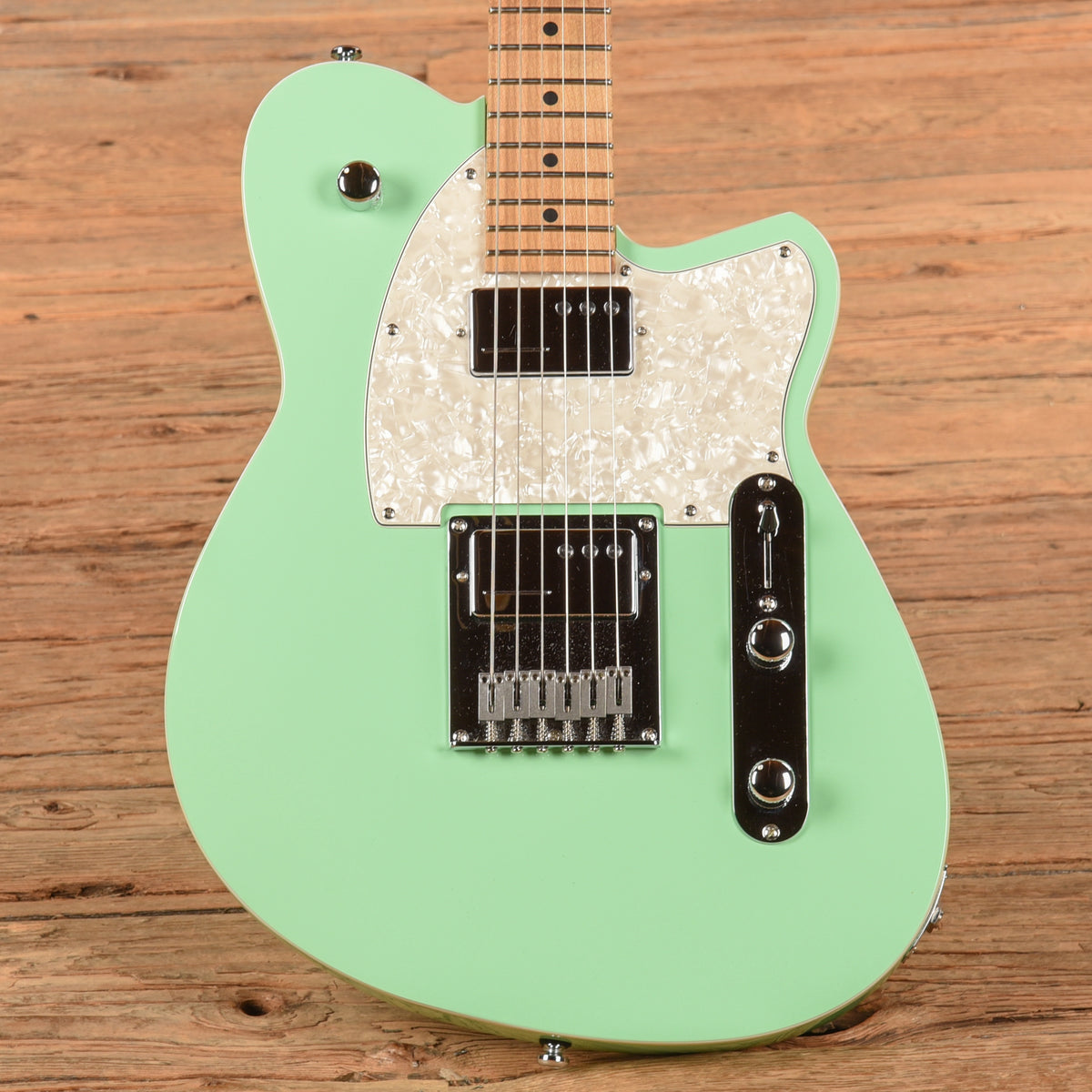 Reverend Cross Cut Oceanside Green Electric Guitars / Solid Body