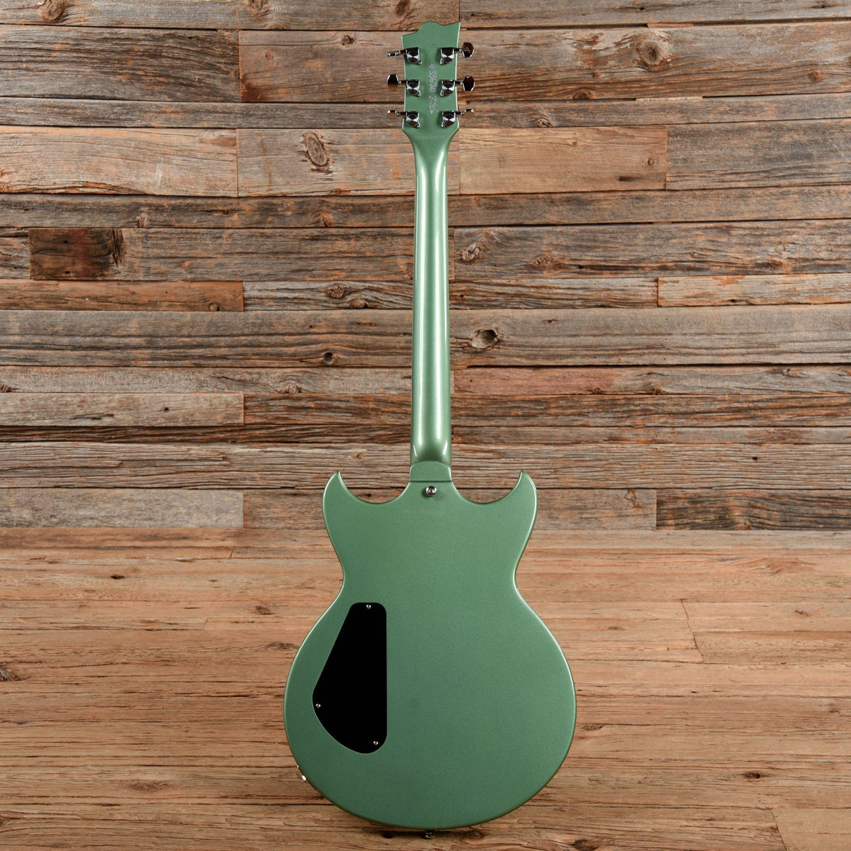 Reverend Manta Ray 390 Metallic Alpine Green Electric Guitars / Solid Body