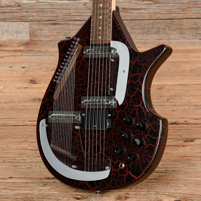 Rogue Electric Sitar Red - Dave Amato of REO Speedwagon Folk Instruments / Sitars