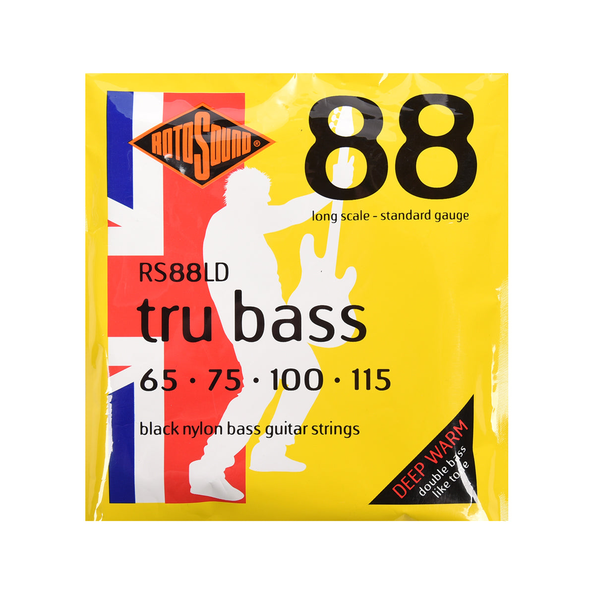 Rotosound RS88LD Trubass Bass Strings Long Scale Black Nylon 65-115 Accessories / Strings / Bass Strings
