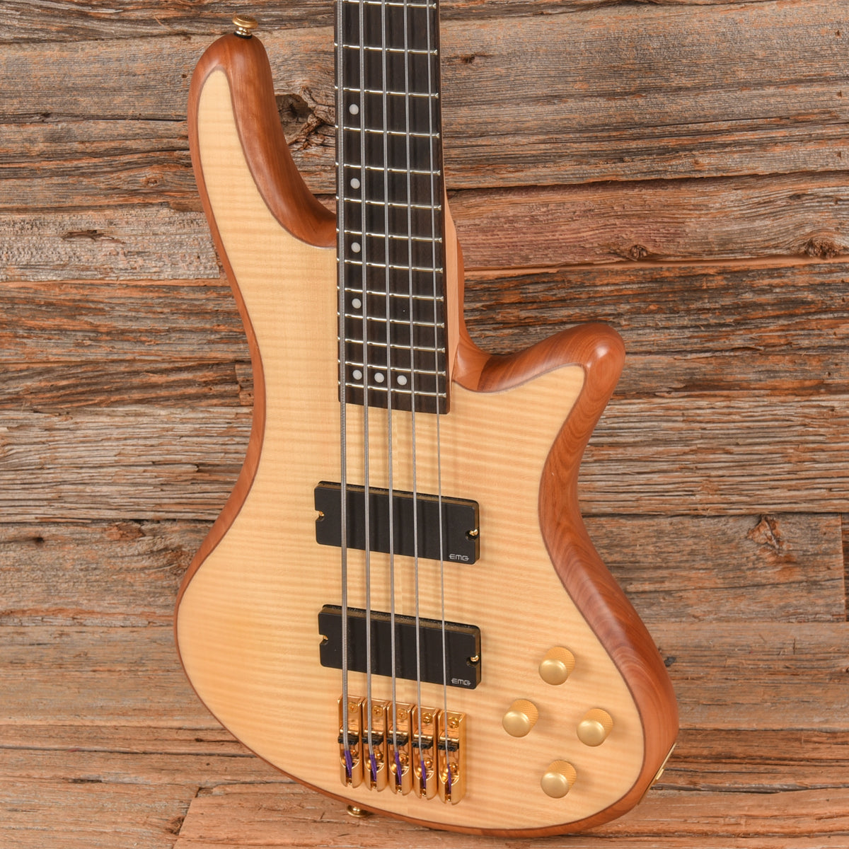 Schecter Stiletto Custom-5 Natural 2020 Bass Guitars / 5-String or More