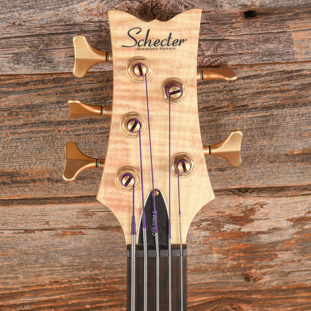 Schecter Stiletto Custom-5 Natural 2020 Bass Guitars / 5-String or More