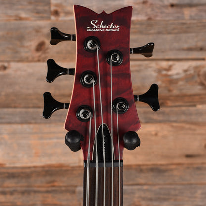 Schecter Stiletto Custom-5 Active Vampyre Red 2014 Bass Guitars
