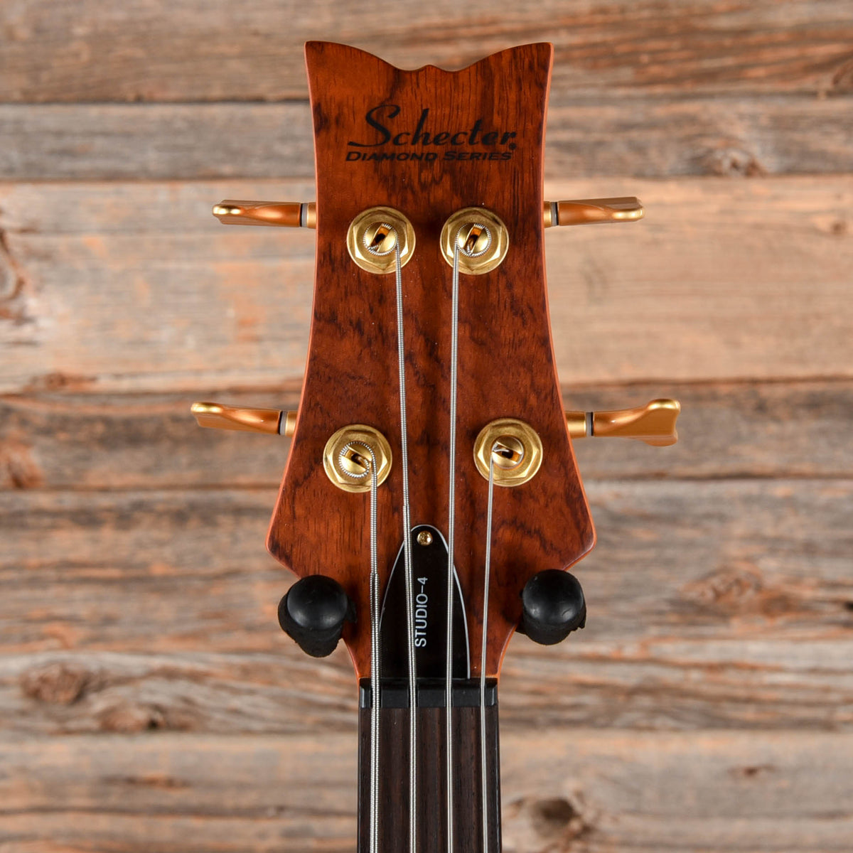 Schecter Stiletto Studio 4 Honey Satin 2016 Bass Guitars