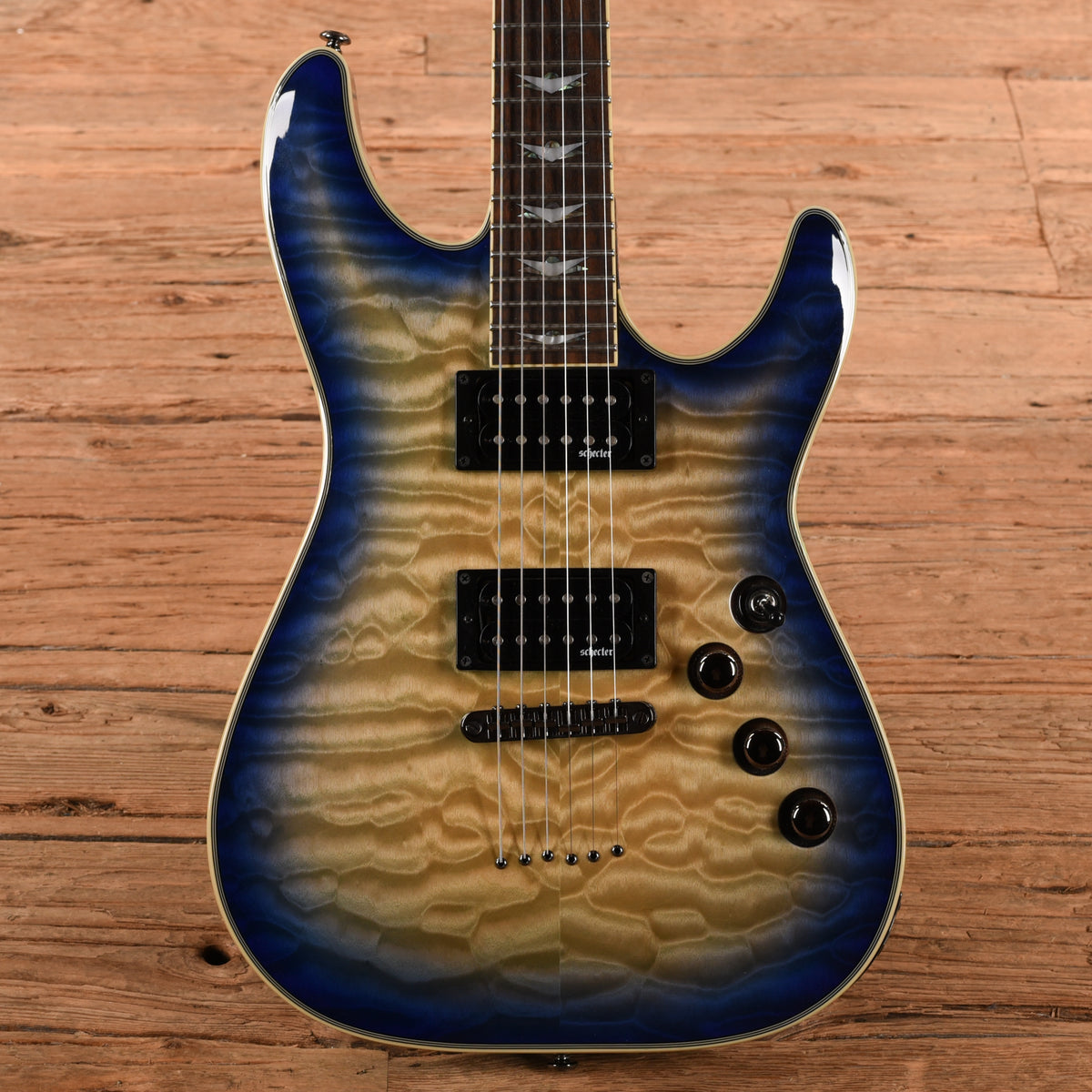 Schecter Omen Extreme 6 Ocean Blue Burst 2021 Electric Guitars