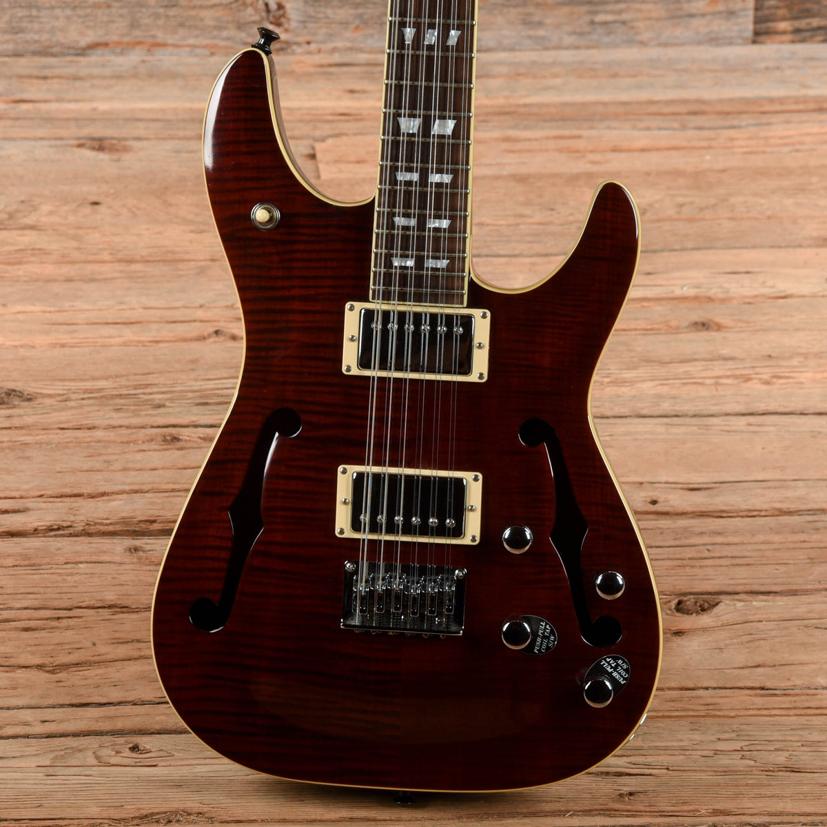 Schecter C/SH-12 Red 2006 Electric Guitars / Semi-Hollow