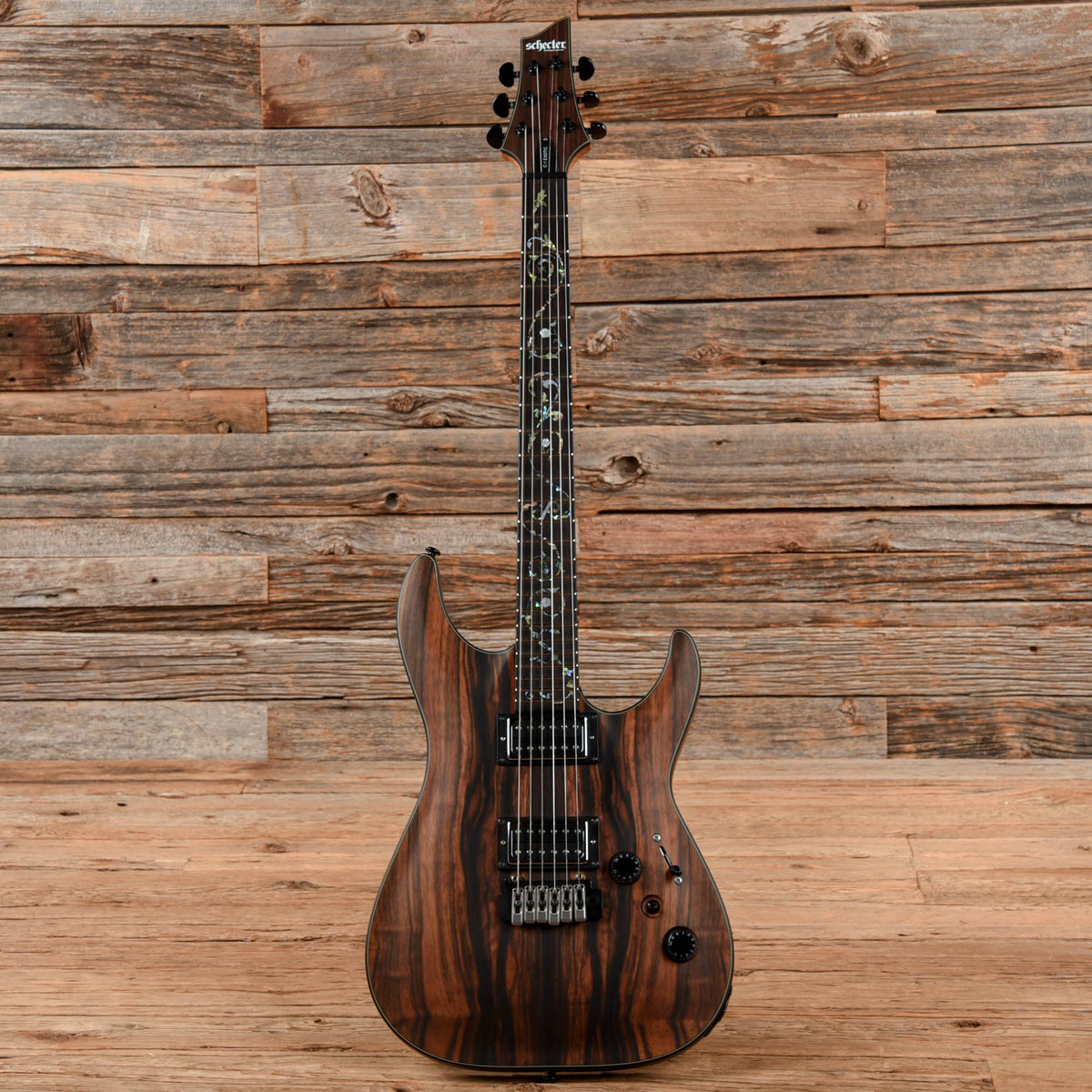 Schecter C-1 Exotic Ebony Brown 2019 Electric Guitars / Solid Body