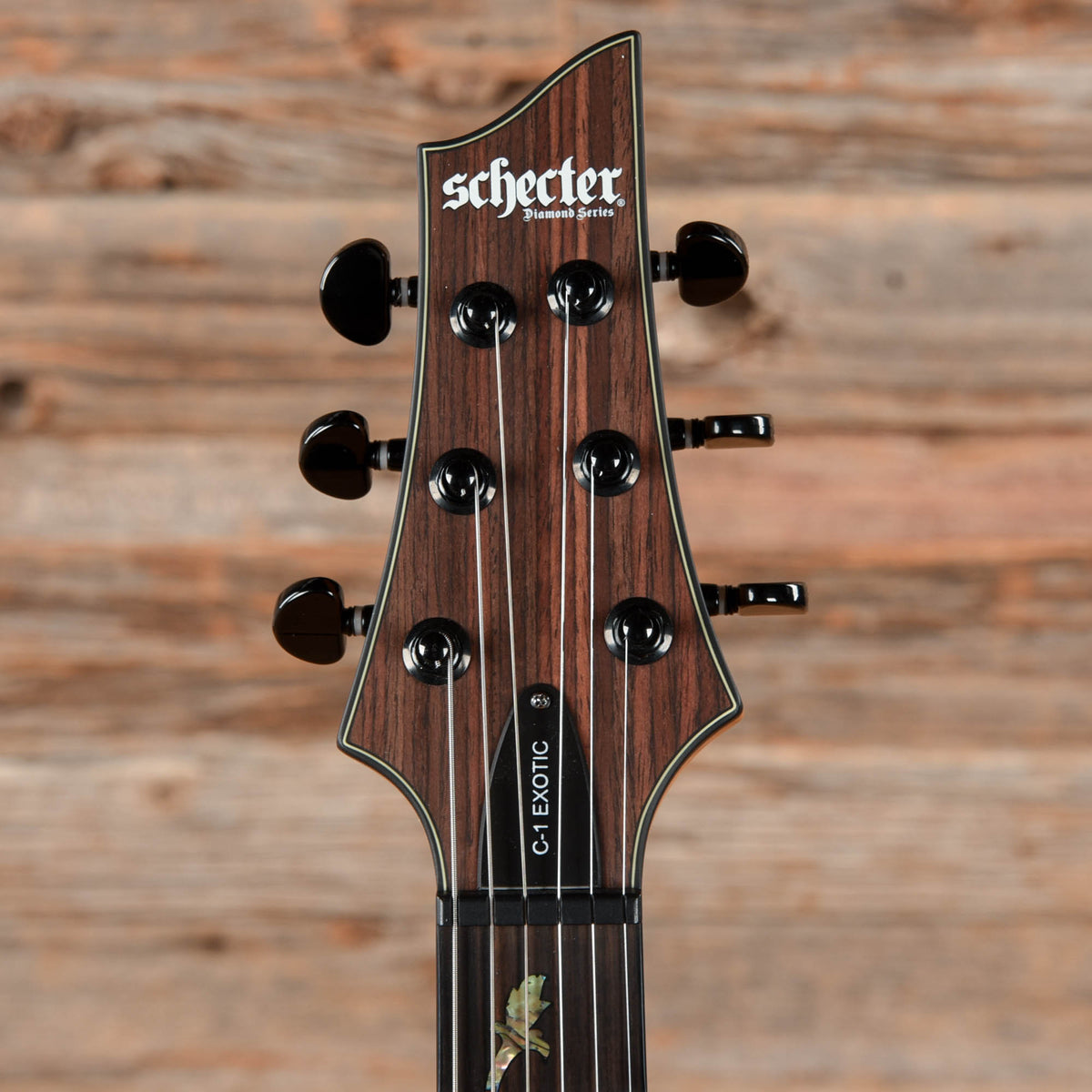 Schecter C-1 Exotic Ebony Brown 2019 Electric Guitars / Solid Body