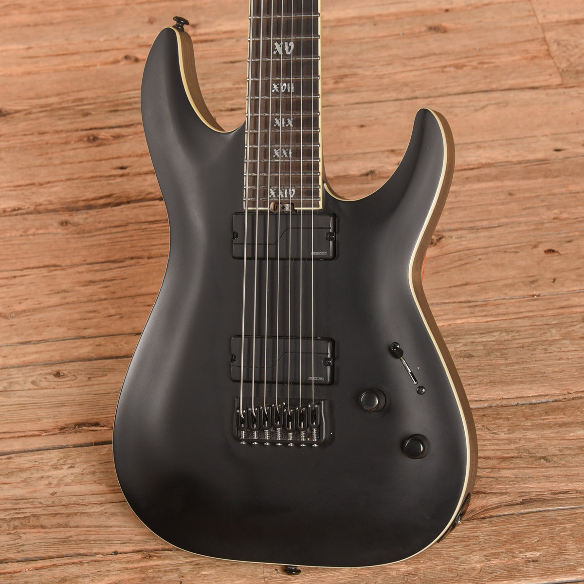 Schecter C-7 SLS Evil Twin Black 2023 Electric Guitars / Solid Body