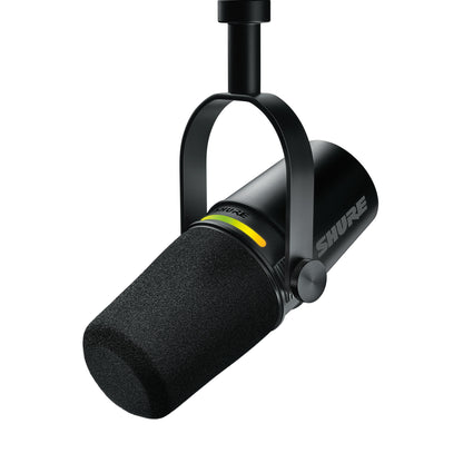Shure MV7+ XLR & USB Dynamic Podcast & Streaming Mic Black Pro Audio / Microphones