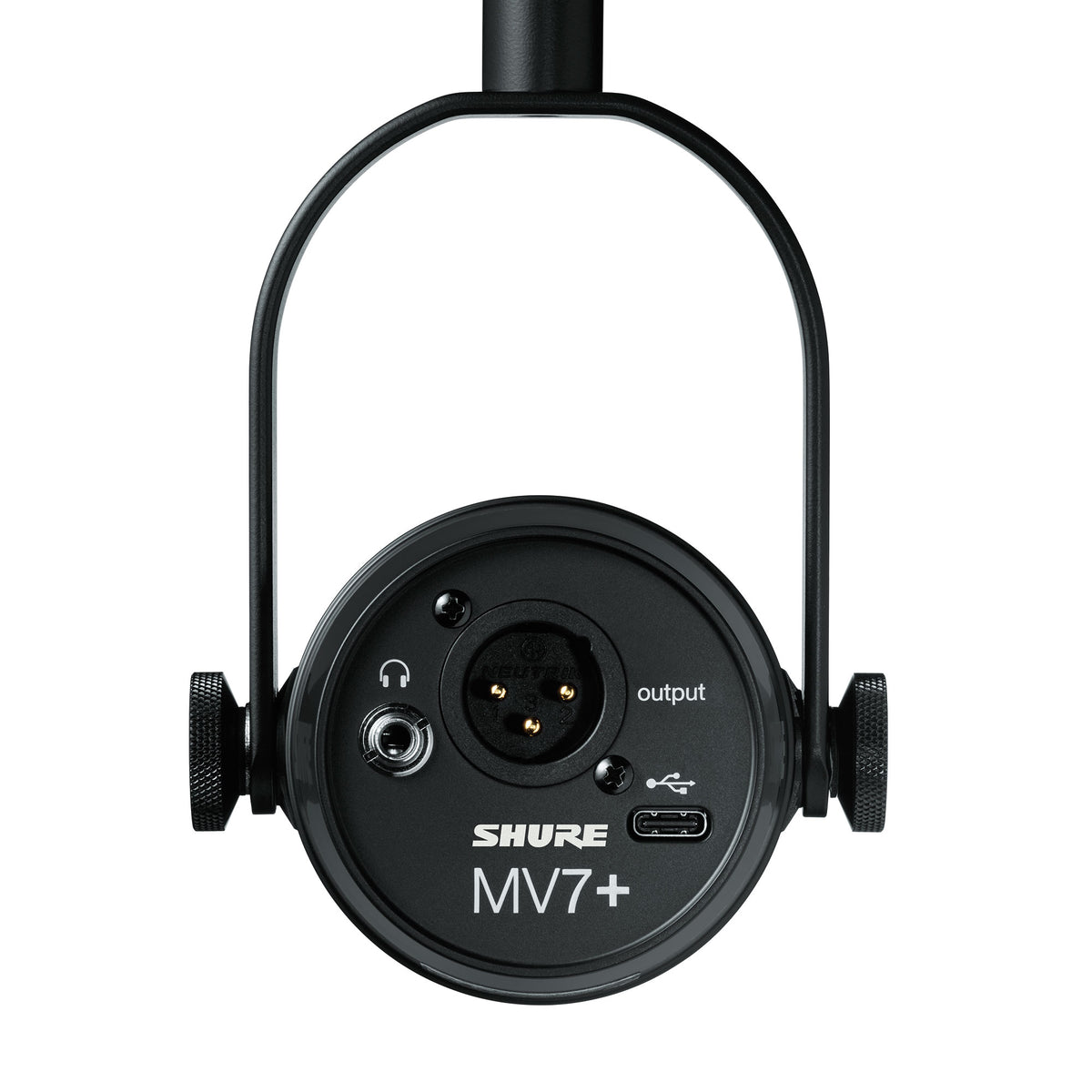 Shure MV7+ XLR & USB Dynamic Podcast & Streaming Mic Black Pro Audio / Microphones