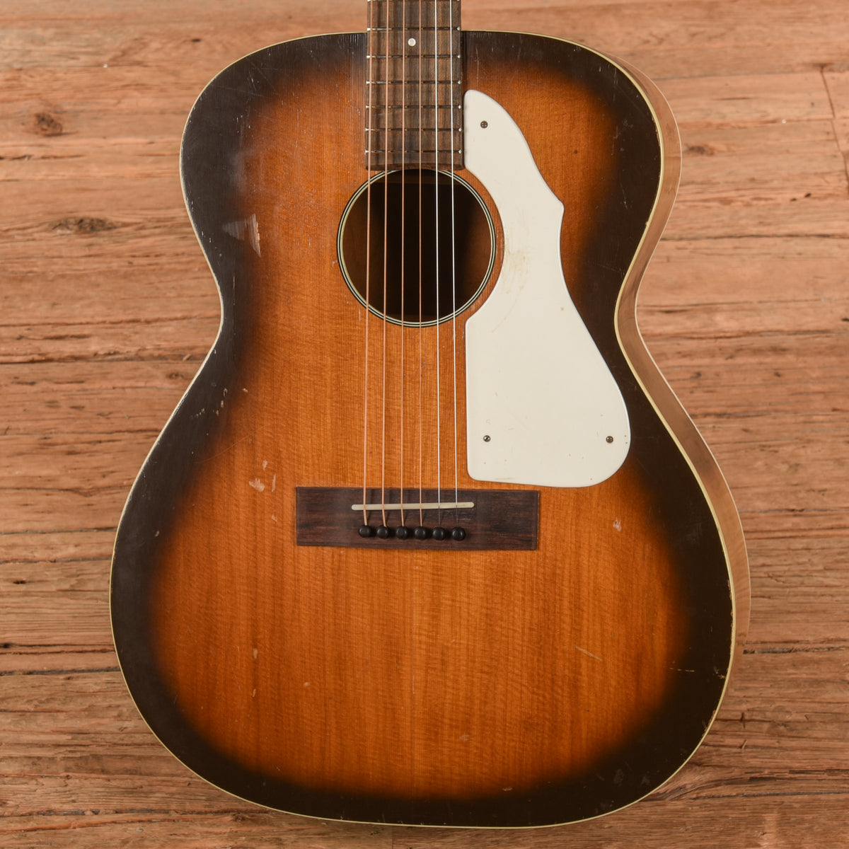 Silvertone H621 X-Brace Conversion Sunburst 1966 Acoustic Guitars
