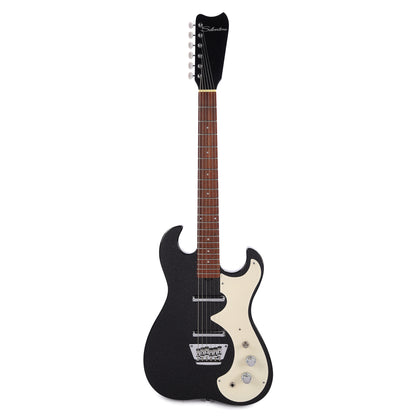Silvertone 1449 Black Silver Flake Electric Guitars / Solid Body