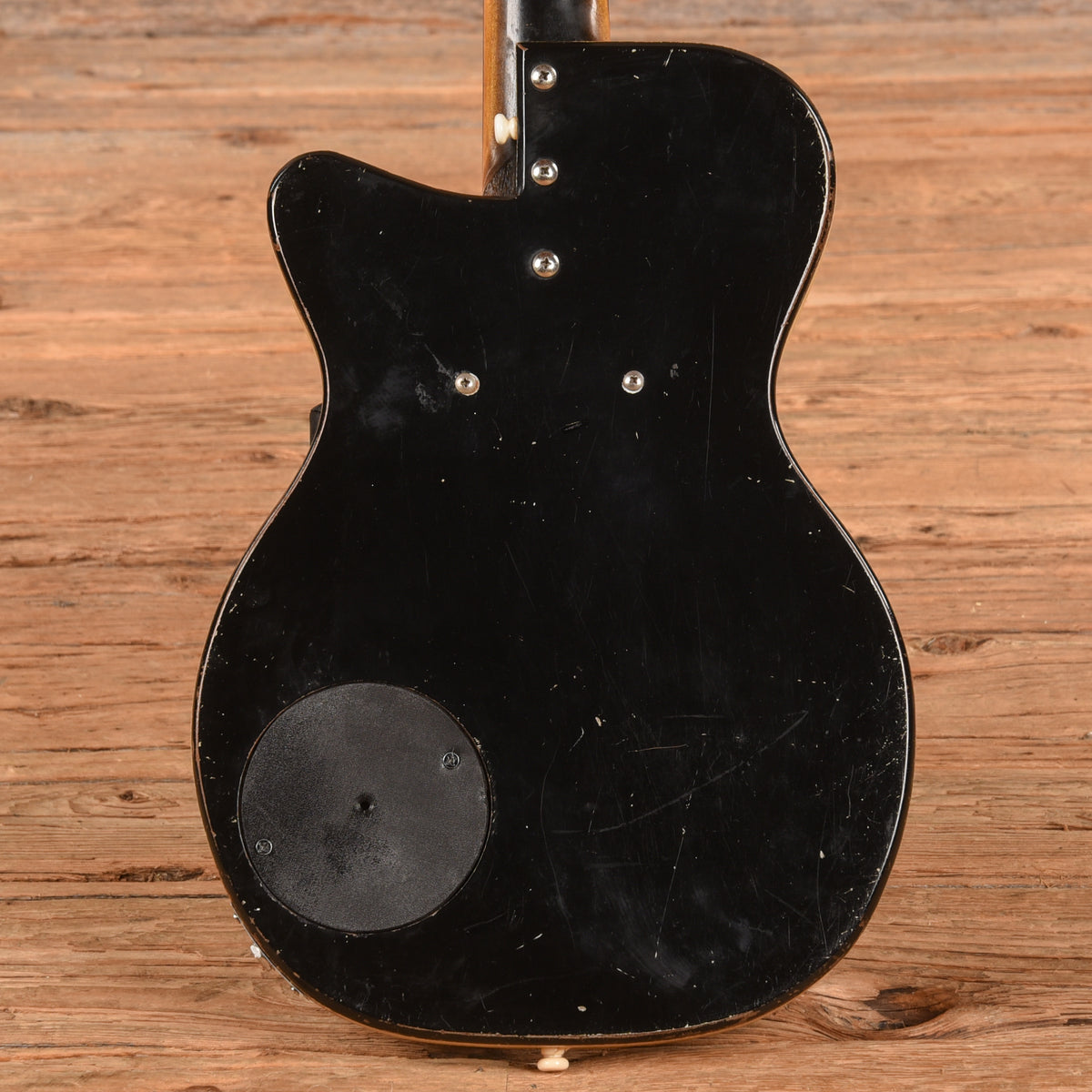 Silvertone Peanut Body Black 1960s Electric Guitars / Solid Body