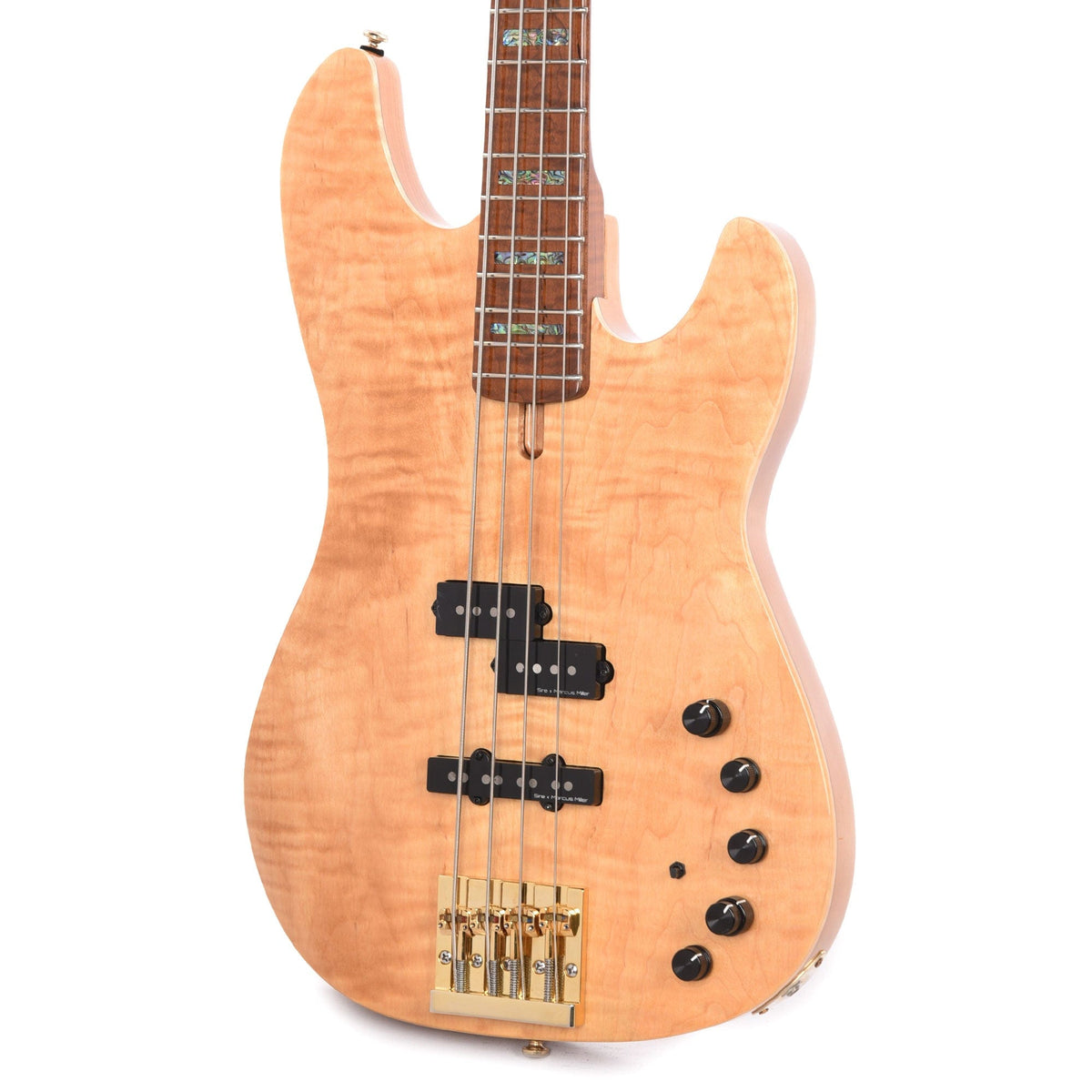 Sire Marcus Miller P10 DX Flame Maple/Alder 4-String Natural Bass Guitars / 4-String