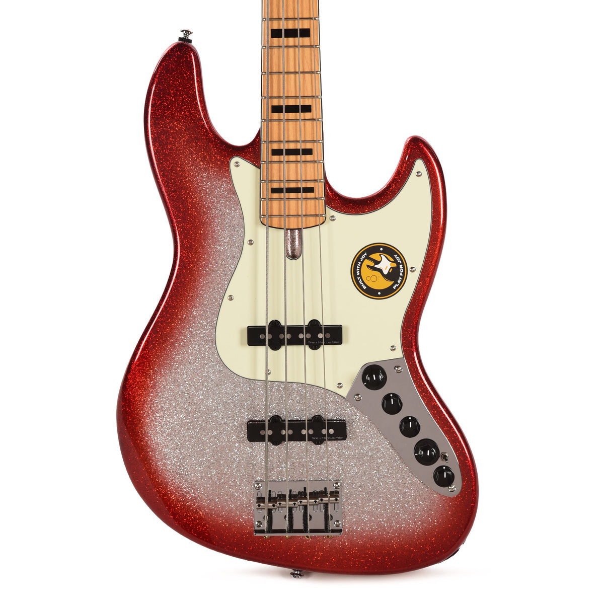 Sire Marcus Miller V7 4-String Redburst Sparkle (New Gen) Bass Guitars / 4-String