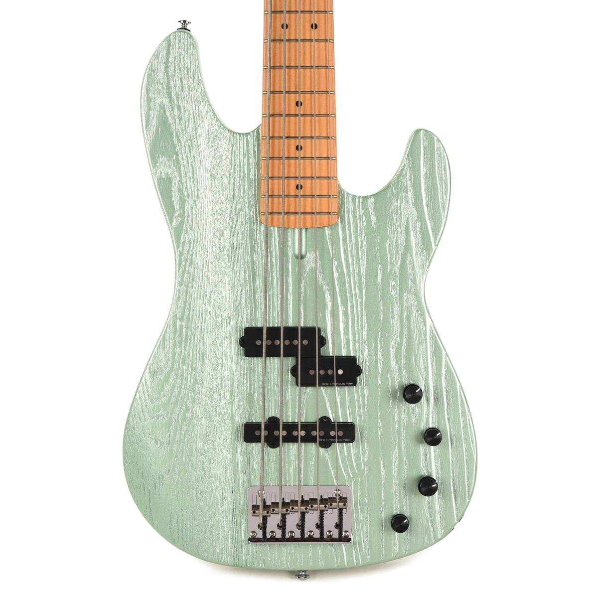 Sire Marcus Miller P6 5-String Mahogany/Ash Surf Green Metallic Bass Guitars / 5-String or More