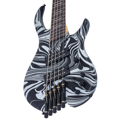 Sire Marcus Miller M6 Headless 5-String Black Swirl Bass Guitars