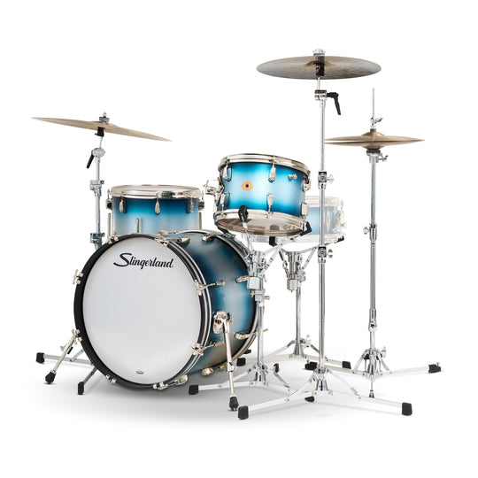 Slingerland Radio King 12/14/20 3pc. Drum Kit Blue and Silver Lacquer Drums and Percussion / Acoustic Drums / Full Acoustic Kits