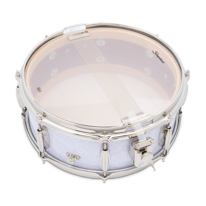 Slingerland Radio King 5.5x14 Snare Drum White Marine Pearl Drums and Percussion / Acoustic Drums / Snare