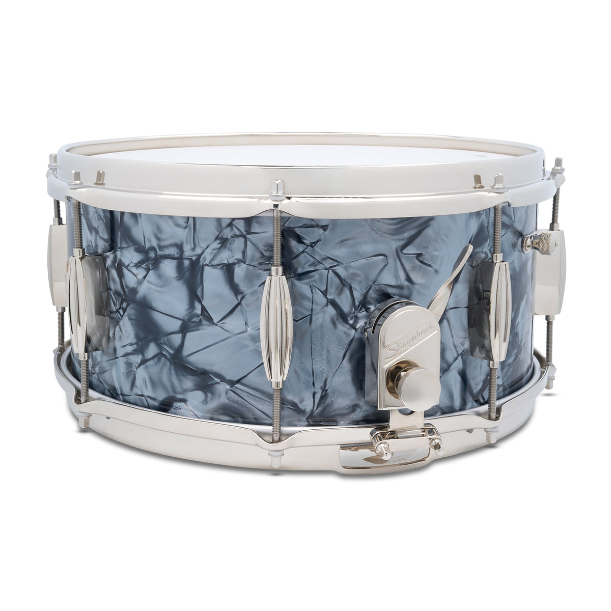 Slingerland Radio King 6.5x14 Snare Drum Black Diamond Pearl Snare Drums