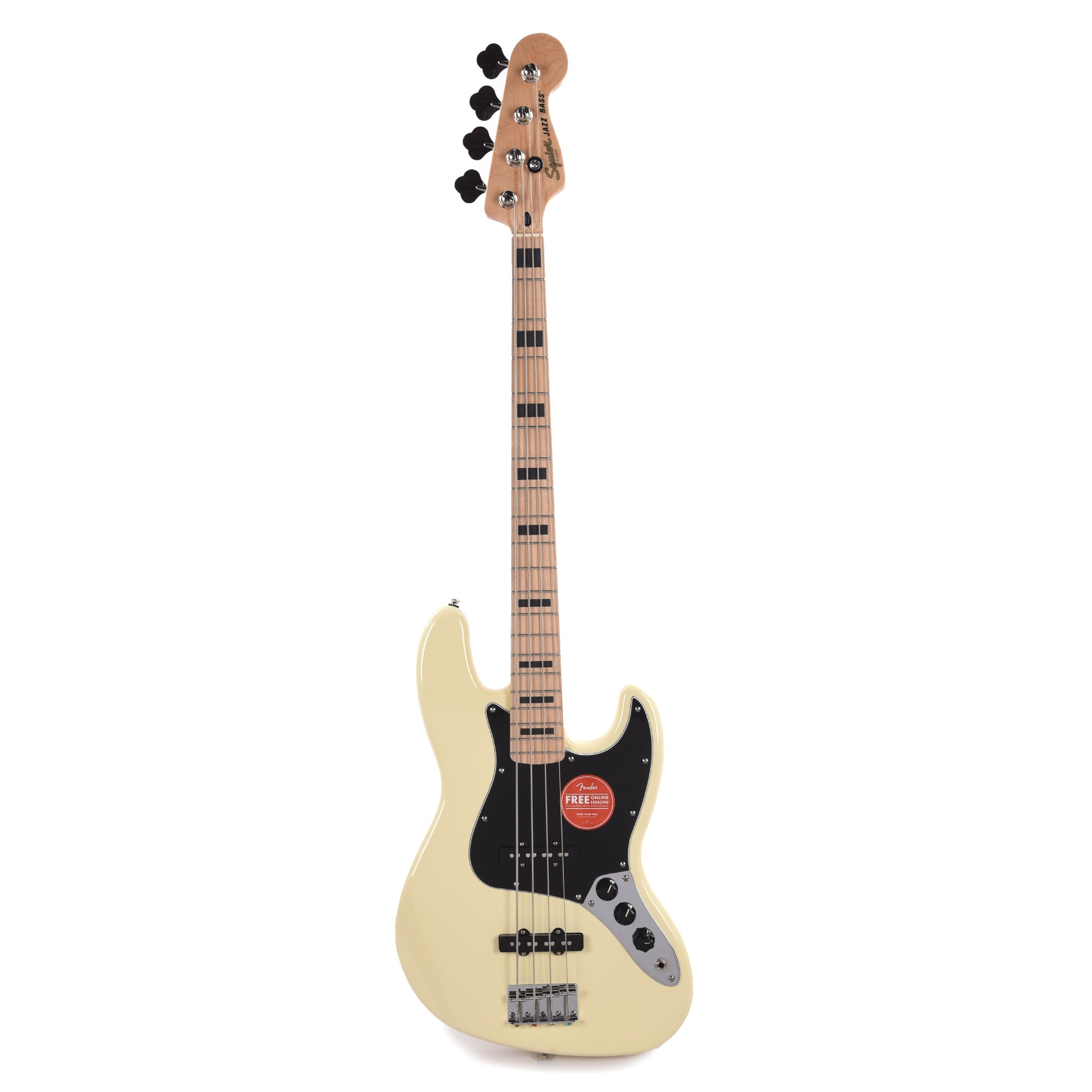 Squier Affinity Series Active Jazz Bass Olympic White Bass Guitars / 4-String