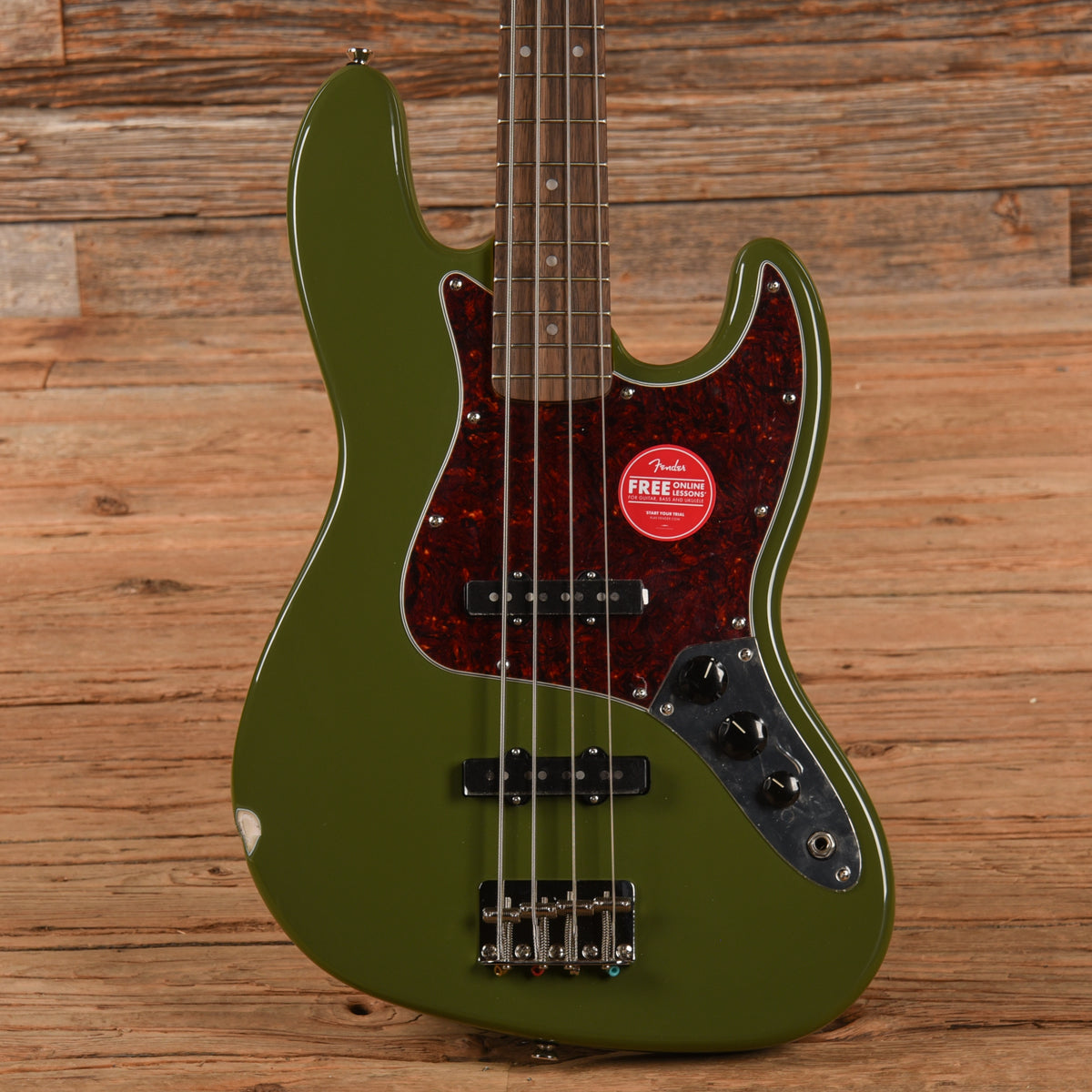 Squier Classic Vibe '60s Jazz Bass Olive Bass Guitars / 4-String
