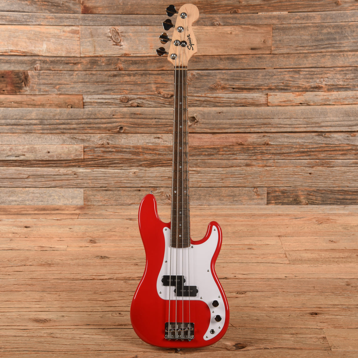 Squier Mini Precision Bass Red 2021 Bass Guitars / 4-String