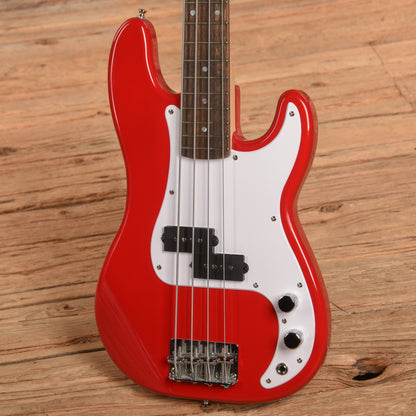 Squier Mini Precision Bass Red 2021 Bass Guitars / 4-String