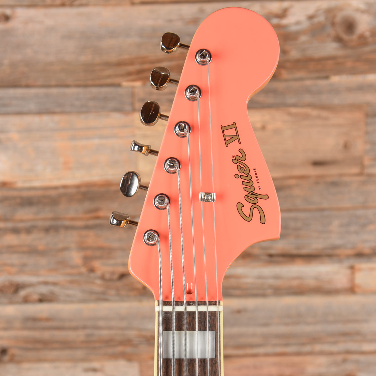 Squier Classic Vibe Bass VI Tahitian Coral Bass Guitars / 5-String or More
