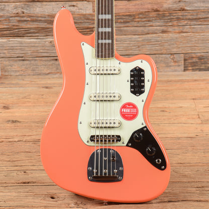 Squier Classic Vibe Bass VI Tahitian Coral Bass Guitars / 5-String or More