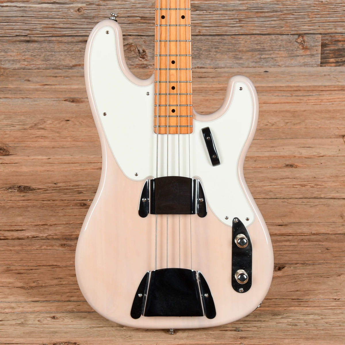 Squier Classic Vibe '50s Precision Bass 2020 White Blonde - Dave Amato of REO Speedwagon Bass Guitars