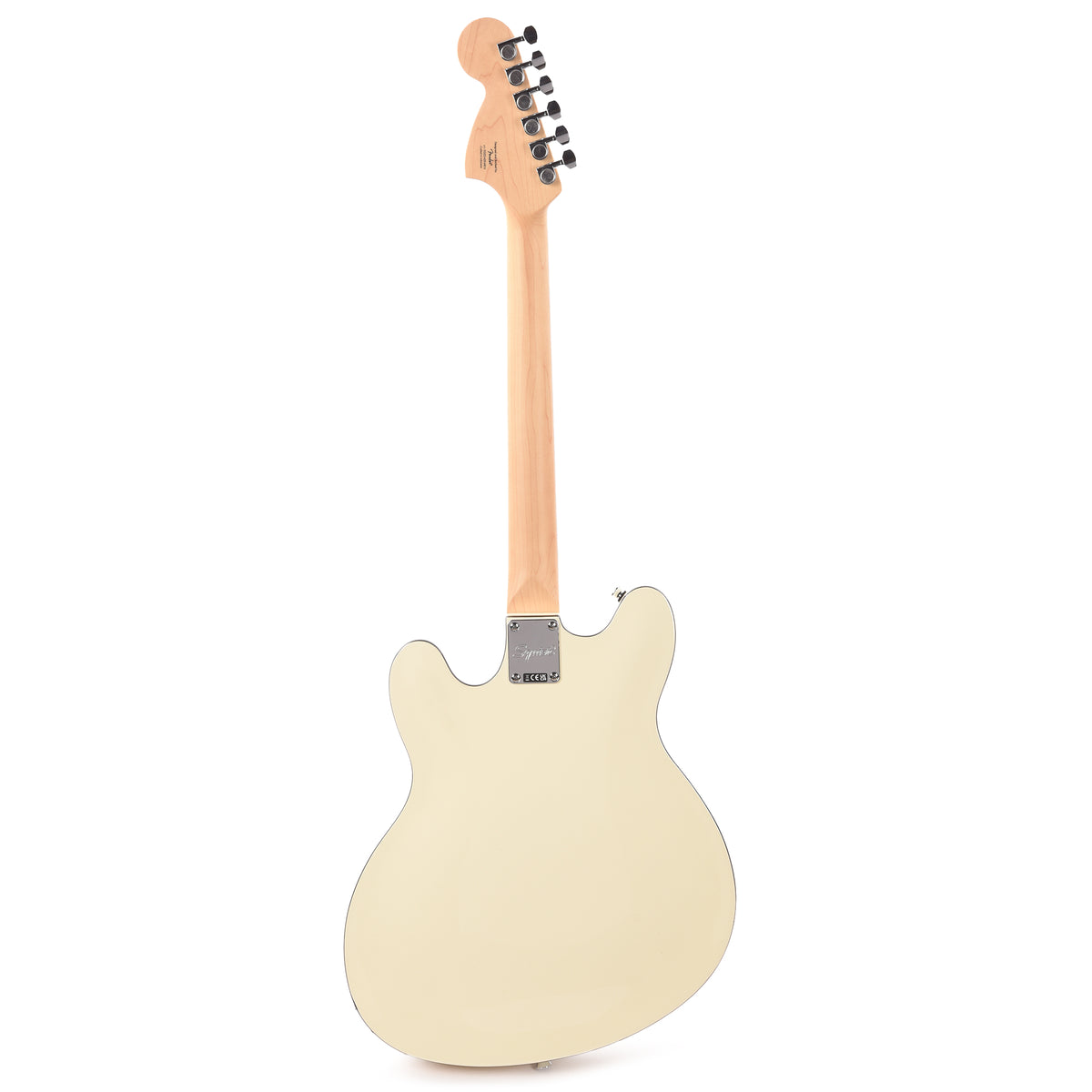 Squier Affinity Series Starcaster Deluxe Olympic White Electric Guitars / Semi-Hollow