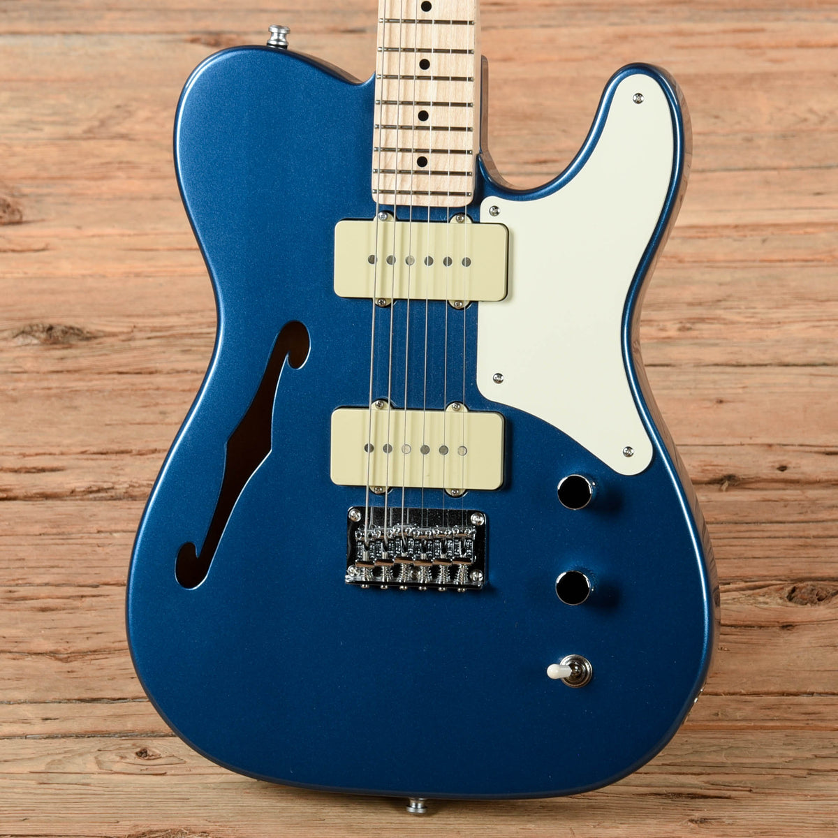Squier Paranormal Cabronita Telecaster Thinline Lake Placid Blue 2021 Electric Guitars / Semi-Hollow