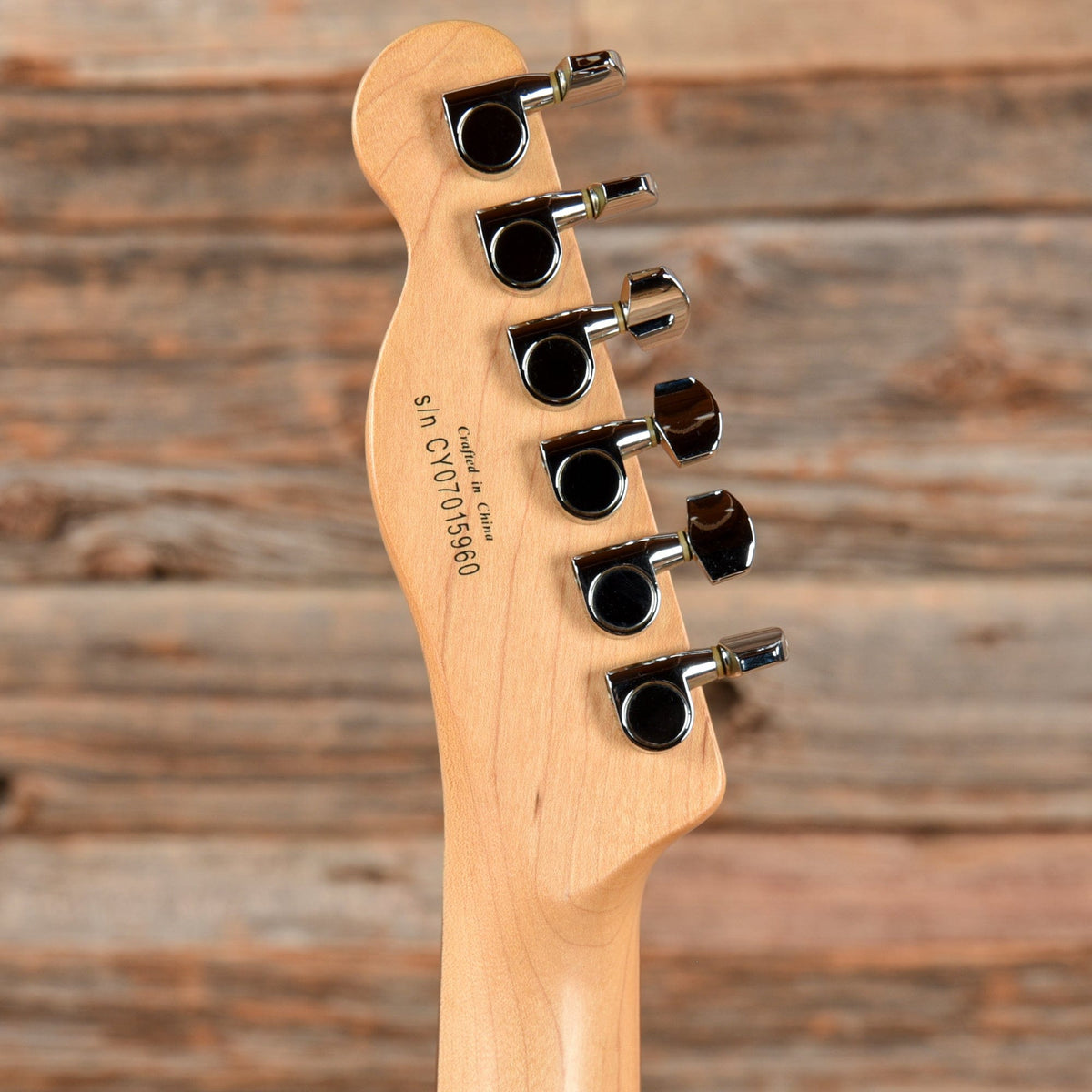 Squier Vintage Modified Telecaster Thinline Black 2007 Electric Guitars / Semi-Hollow
