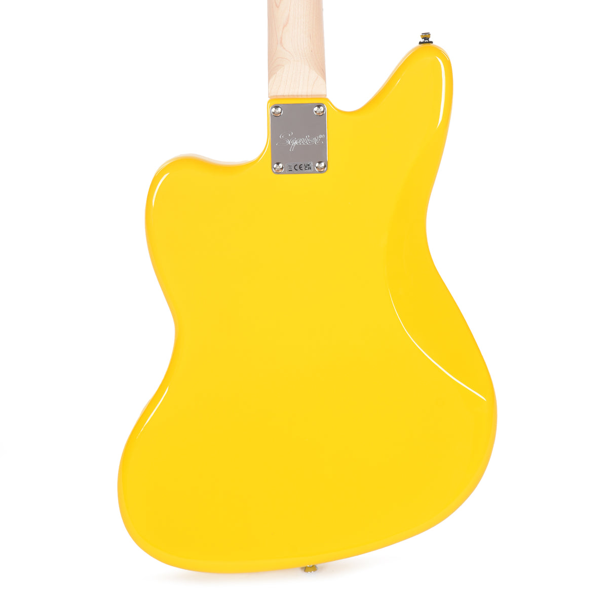 Squier FSR Affinity Jaguar Graffiti Yellow Electric Guitars / Solid Body