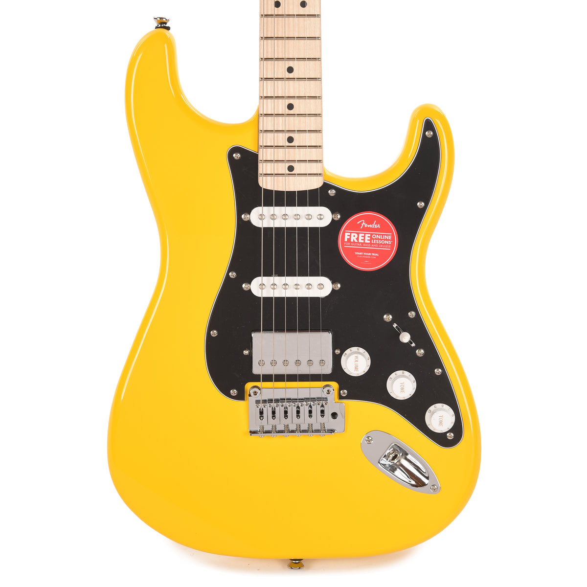 Squier FSR Affinity Stratocaster HSS Graffiti Yellow Electric Guitars / Solid Body