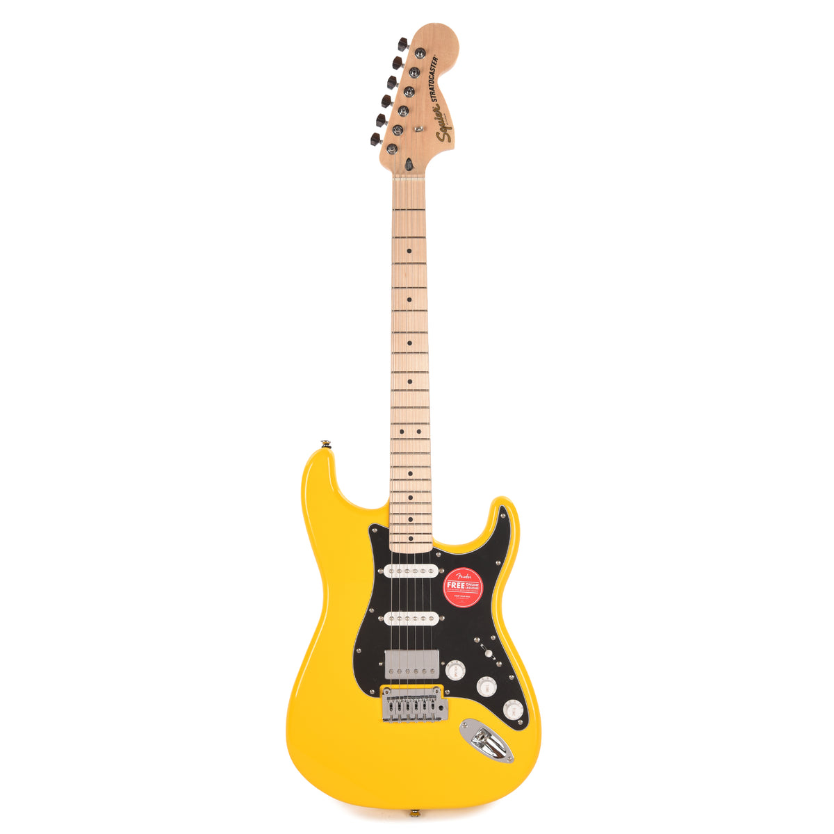 Squier FSR Affinity Stratocaster HSS Graffiti Yellow Electric Guitars / Solid Body